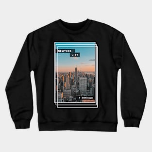 T-shirt design for urban style Crewneck Sweatshirt